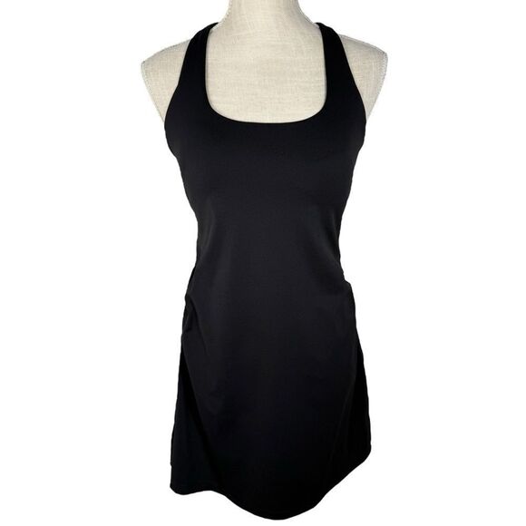 Maacie Maternity Black Stretchy Athleisure Tennis Dress - Picture 3 of 9
